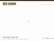 Tablet Screenshot of mickharman.com